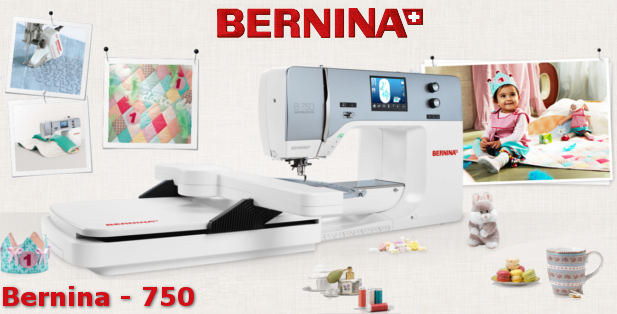 BERNINA 750 QE - Komputerowa hafciarka dla firm BERNINA 750 QE - Komputerowa hafciarka dla firm